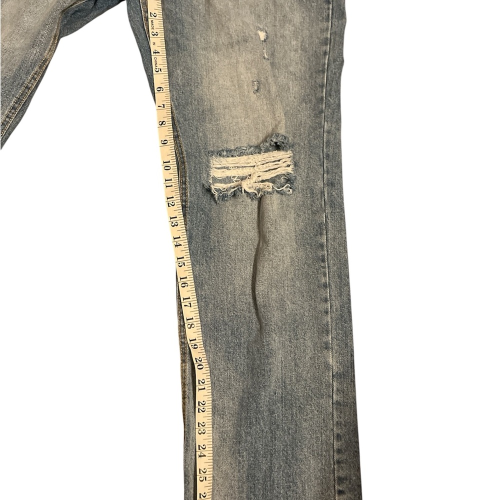 Avec Les Filles Women’s Blue Straight Leg Jeans - Picture 4 of 6